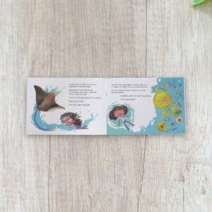 Razia learns to swim