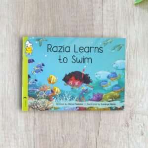 Razia learns to swim